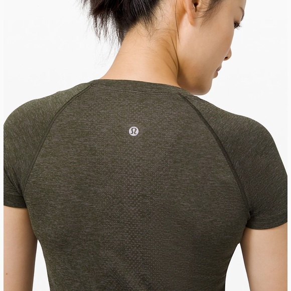 lululemon athletica Tops - Lululemon Swiftly Tech SS 2.0 Grey Sage/Olive